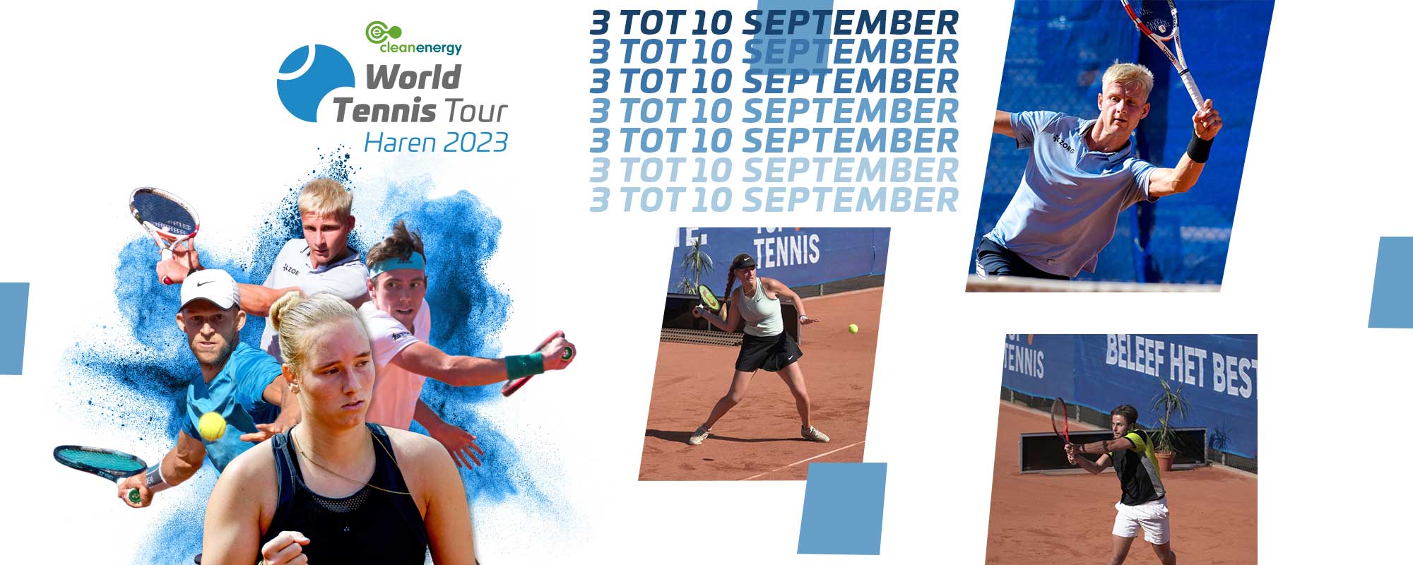 De World Tennis Tour Haren is een tennistoernooi voor dé echte proftennissers.